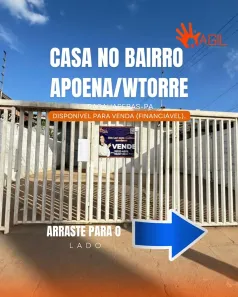 Casa com 3 Quartos à venda, 100m² no Apoena, Parauapebas