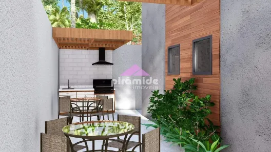 Casa de Condomínio com 2 Quartos à venda, 47m² no Jardim do Sol, Caraguatatuba