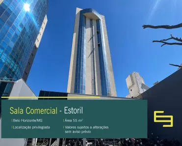 Sala Comercial para alugar, 55m² no Estoril, Belo Horizonte