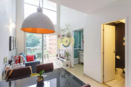 Flat com 1 Quarto para alugar, 49m² no Vila Nova Conceição, São Paulo