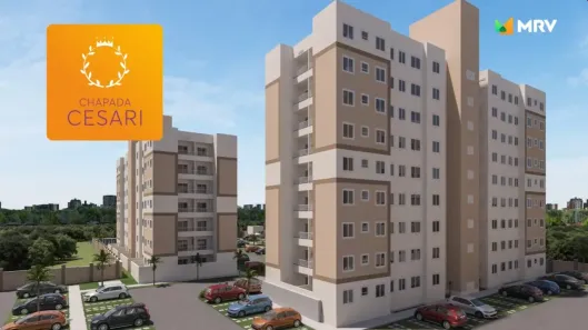 Apartamento com 2 Quartos para alugar, 42m² no Condomínio Residencial Chapada Cesari, Cuiabá