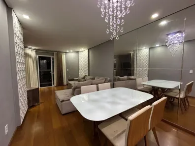 Apartamento com 3 Quartos para alugar, 109m² no Jardim, Santo André