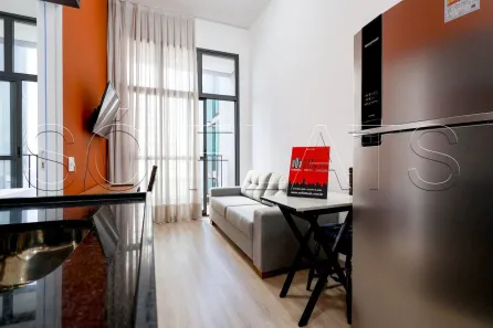 Flat com 1 Quarto para alugar, 30m² no Santo Amaro, São Paulo