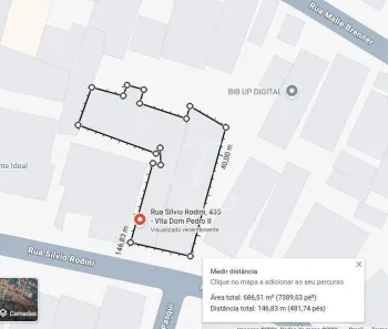 Lote/Terreno à venda, 685m² no Vila Dom Pedro II, São Paulo