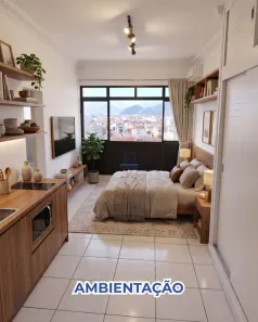 Kitnet com 1 Quarto à venda, 29m² no Itararé, São Vicente