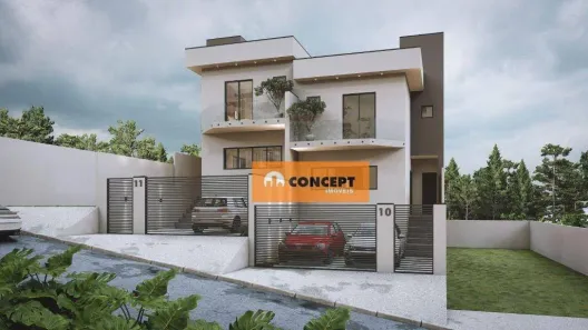Sobrado com 3 Quartos à venda, 98m² no Parque Residencial Casa Branca, Suzano