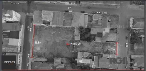 Lote/Terreno à venda, 2084m² no Centro, Cachoeira do Sul
