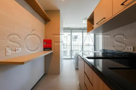 Apartamento com 1 Quarto para alugar, 21m² no Indianópolis, São Paulo