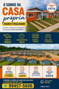 Casa de Condomínio com 2 Quartos à venda, 45m² no , Iranduba
