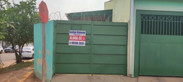 Casa com 2 Quartos para alugar, 50m² no Vila São Jorge da Lagoa, Campo Grande