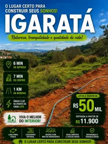 Lote/Terreno à venda, 600m² no , Igaratá
