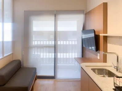 Apartamento com 1 Quarto para alugar, 25m² no Pinheiros, São Paulo