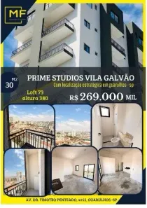Apartamento com 1 Quarto à venda, 29m² no Vila Galvão, Guarulhos