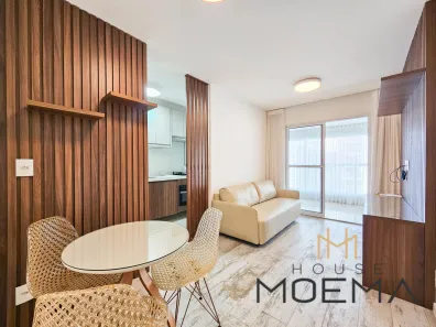 Apartamento com 1 Quarto para alugar, 48m² no Indianópolis, São Paulo