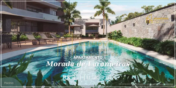 Apartamento com 3 Quartos à venda, 109m² no Morada de Laranjeiras, Serra