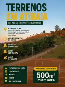 Lote/Terreno à venda, 500m² no Usina, Atibaia