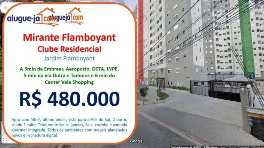 Apartamento com 2 Quartos à venda, 53m² no Parque Residencial Flamboyant, São José dos Campos