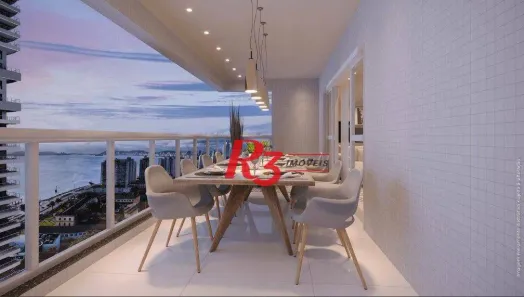 Apartamento com 3 Quartos à venda, 219m² no Ponta da Praia, Santos