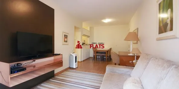 Flat com 1 Quarto para alugar, 45m² no Jardim Paulista, São Paulo