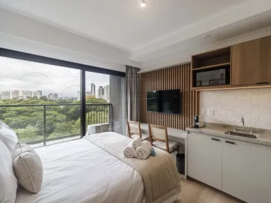 Flat com 1 Quarto para alugar, 24m² no Brooklin Paulista, São Paulo