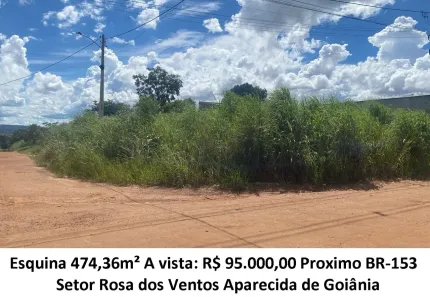 Lote/Terreno à venda, 474m² no Rosa dos Ventos, Aparecida de Goiânia