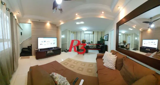 Casa de Condomínio com 3 Quartos à venda, 147m² no Estuário, Santos