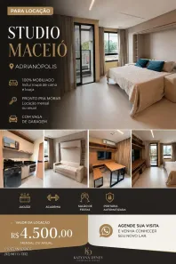 Apartamento com 1 Quarto para alugar, 48m² no Nossa Senhora das Graças, Manaus