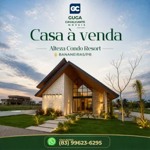 Casa de Condomínio com 4 Quartos à venda, 195m² no , Bananeiras