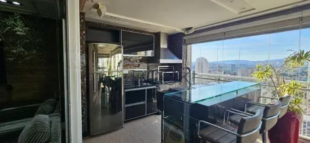 Apartamento com 4 Quartos para alugar, 206m² no Vila Romana, São Paulo
