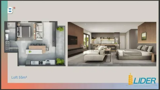 Apartamento com 1 Quarto à venda, 55m² no Martins, Uberlândia