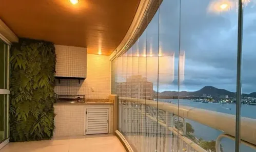 Apartamento com 3 Quartos para alugar, 200m² no Ponta da Praia, Santos