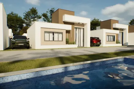 Casa de Condomínio com 3 Quartos à venda, 77m² no Jardim Limoeiro, Camaçari