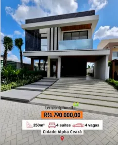 Casa de Condomínio com 4 Quartos à venda, 275m² no Cidade Alpha, Eusébio
