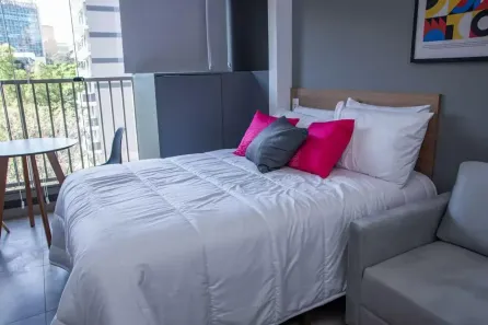 Apartamento com 1 Quarto para alugar, 24m² no Cerqueira César, São Paulo