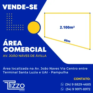 Lote/Terreno à venda, 2140m² no Santa Mônica, Uberlândia