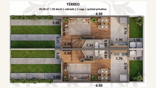 Casa com 2 Quartos à venda, 50m² no Vila Santo Antônio, Cotia