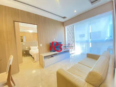 Apartamento com 1 Quarto para alugar, 45m² no Boqueirão, Santos