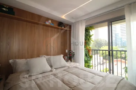 Apartamento com 1 Quarto para alugar, 24m² no Vila Cordeiro, São Paulo
