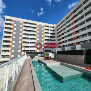 Apartamento com 2 Quartos para alugar, 35m² no Vila Nova Cidade Universitária, Bauru