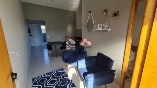 Flat com 1 Quarto para alugar, 32m² no Loteamento Jardim Aruan, Caraguatatuba