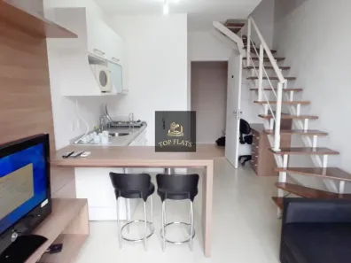 Flat com 1 Quarto para alugar, 47m² no Cidade Monções, São Paulo