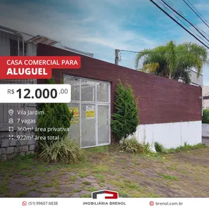 com 3 Quartos para alugar, 360m² no Chácara das Pedras, Porto Alegre