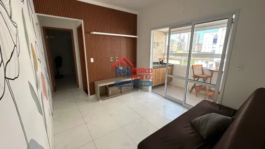 Apartamento com 1 Quarto para alugar, 44m² no Guilhermina, Praia Grande