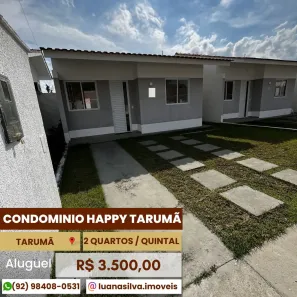 Casa de Condomínio com 2 Quartos para alugar, 45m² no Tarumã, Manaus