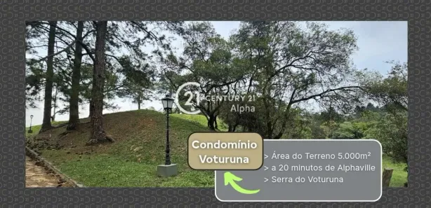 Lote/Terreno à venda, 5000m² no Condomínio Voturuna, Santana de Parnaíba