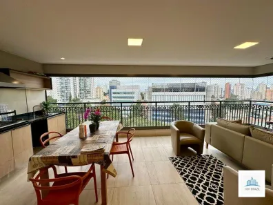 Apartamento com 3 Quartos para alugar, 137m² no Santo Amaro, São Paulo