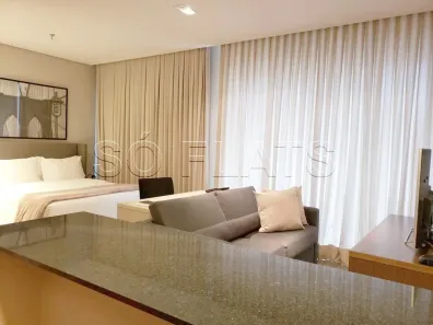 Flat com 1 Quarto para alugar, 42m² no Vila Olímpia, São Paulo