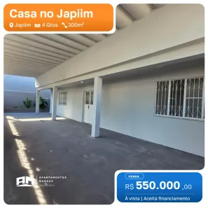 Casa com 4 Quartos à venda, 300m² no Japiim, Manaus