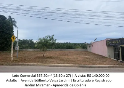 Lote/Terreno à venda, 367m² no Jardim Miramar, Aparecida de Goiânia
