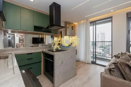 Flat com 1 Quarto para alugar, 38m² no Santo Amaro, São Paulo